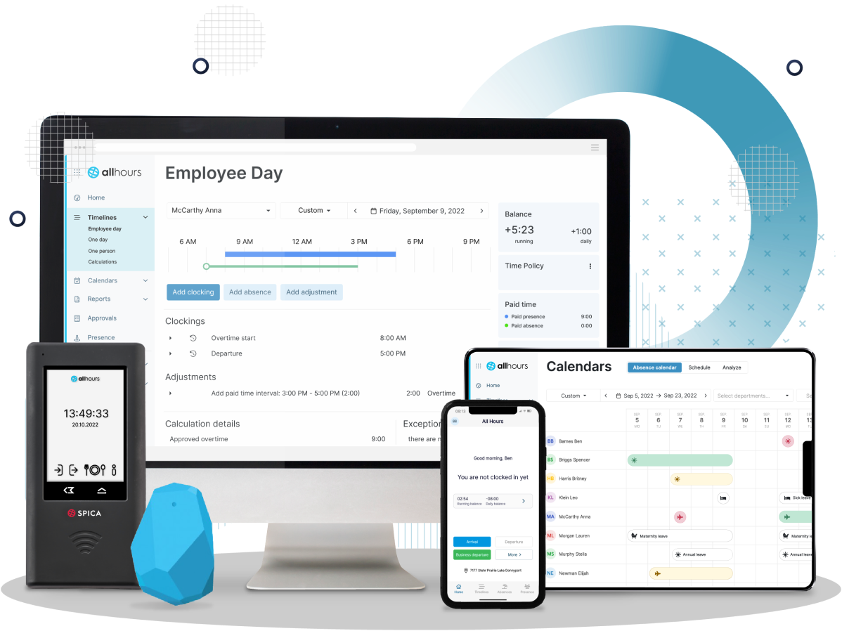 Best time entry system